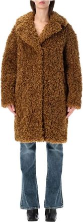 Stand Studio Cappotto Camille Cocoon - - Jackets - Donna - Marrone - XS