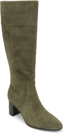 Aerosoles Minerva Knee High Boot in Dark Olive Suede at Nordstrom, Size 8.5