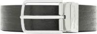 Emporio Armani Leren Reversible Riem - Heren - Riemen - Zwart - ONE Size - Leer - Accessoires