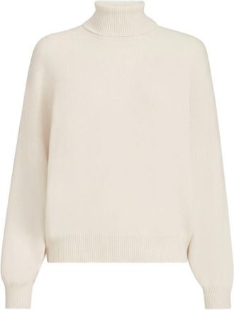 Brunello Cucinelli Cashmere Turtleneck Sweater With Monili