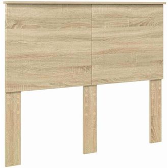 vidaXL Headboard with Headboard Sonoma Oak 135 cm Engineered Wood vidaXL