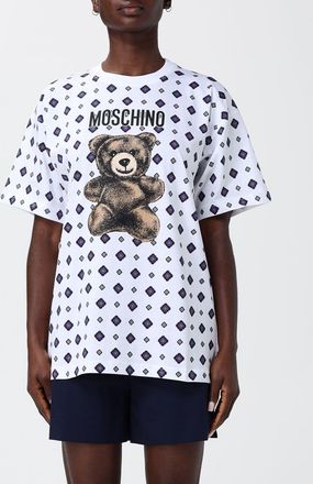 Moschino T-shirts Teddy stampata Moschino Couture
