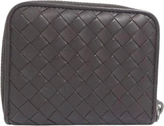 Bottega Veneta Vintage, unisex, Zwart, ONE Size, Leer, Pre-owned Coin Purse