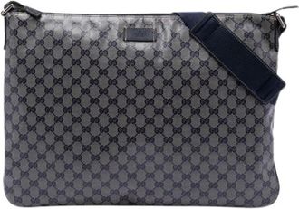 Gucci Pre-owned Cross Body Bags, female, Blue, Size: ONE SIZE Pre-owned Crossbody Bag