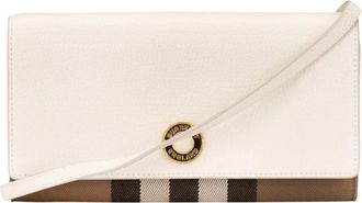 Burberry Note Crossbody Tas - Dames - Schoudertassen - Wit - ONE Size - Katoen - Tassen