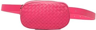 Bottega Veneta Pre-owned Belt Bags, female, Pink, Size: ONE SIZE Pre-owned Woven Nappa Belt Bag