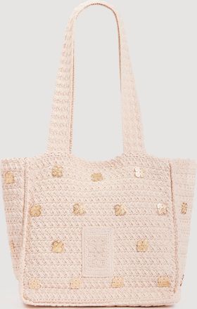 Sandro Crochet bag with tassels