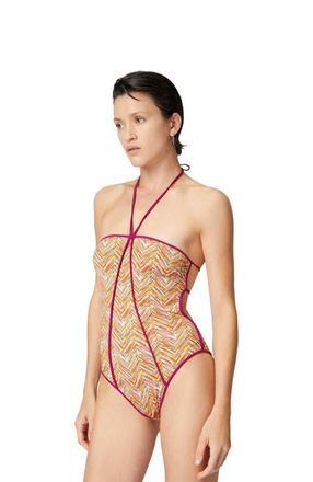 Missoni Reversible One-piece Swimsuit With Print And Contrasting Piping in Multicoloured at Nordstrom, Size 42 It