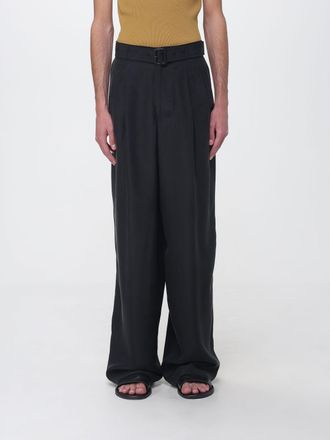 Emporio Armani Pantaloni wide-leg in seta