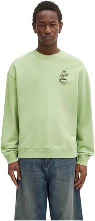 Maison Kitsun&eacute; Uomo, Felpe, Verde, S, new