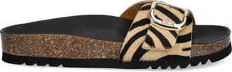 Scholl KATHLEEN slippers met zebraprint - Beige