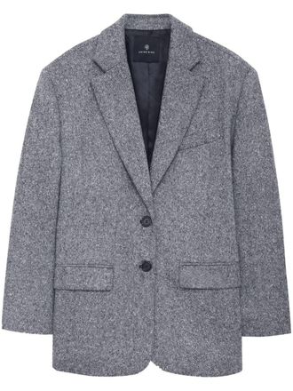 Anine Bing Quinn notched-lapels blazer - Black