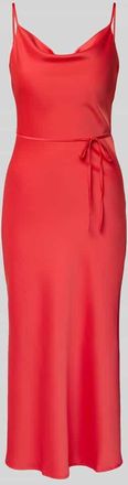 Vero Moda Cocktailkleid mit Spaghettitr&auml;gern Modell THEA in Rot, Gr&ouml;&szlig;e 34