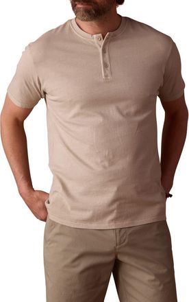 The Normal Brand Henley T-Shirt in Pumice at Nordstrom, Size Xx-Large R