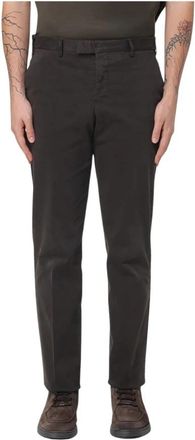 Pantaloni Torino Stretch Katoenen Chino - Heren - Chinos - Bruin - XL - Katoen - Broeken