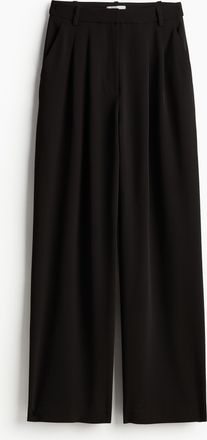H&M Weite Hose - Schwarz