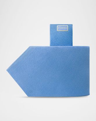 Stefano Ricci Men & apos;s Micro-Jacquard Wool and Silk Tie