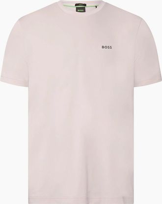 HUGO BOSS Mens Active 1 T-Shirt - Cream - Size: 38