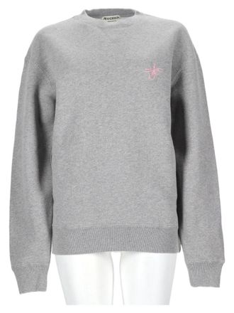 J.W.Anderson Classic Crew Neck Grey Cotton Sweatshirt