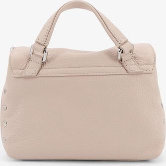 Zanellato Womens Shoulder Bag Postina Baby White Leather