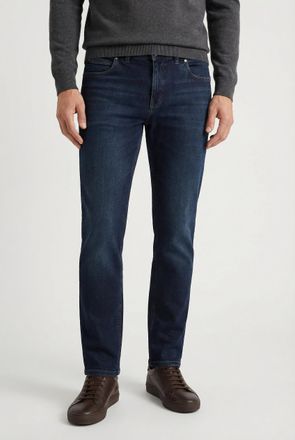Olymp 5-Pocket-Jeans OLYMP Oskar, Herren, Gr. 31, L&auml;nge 30, dunkelblau, Obermaterial: 98% Baumwolle, 2% Elasthan, Jeans 5-Pocket-Jeans