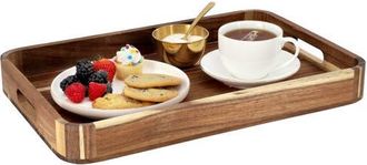 MegaChef Acacia Wood 17.75 x 12 Inch Rectangle Serving Tray at Nordstrom