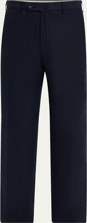 Loro Piana Mens Carlo Antigua Flax Trousers