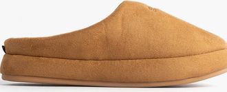 Tommy Hilfiger Mens Tommy Hilfiger HILFIGER M SDE CHECK Mens House Slippers Desert Khaki - Brown - Size: UK 10.5/11