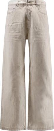 Rick Owens Geth Jeans - Heren - Loose Fit Jeans - Beige - W36 - Katoen - Jeans