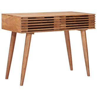 vidaXL Escritorio Hecho A Mano Madera Teak Marr&oacute;n Vidaxl