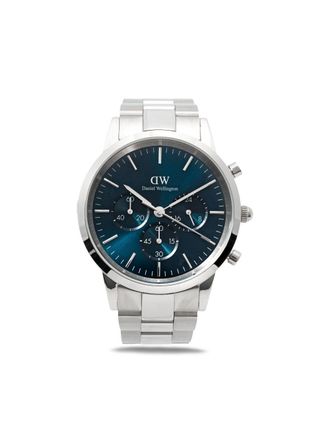 Daniel Wellington Orologio Iconic Link Chronograph 42mm - Blu