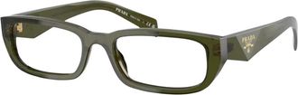 Prada Groene monturen zonnebril - unisex - Brillen - Groen - 54 MM - Accessoires