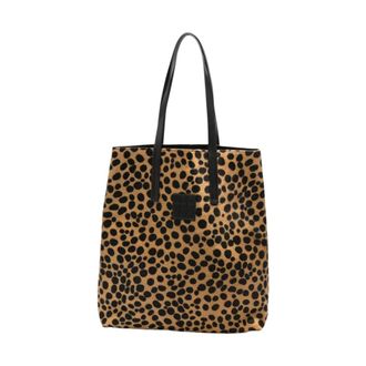 Forte_Forte Dames, Tassen, Beige, Maat: ONE Size Leer