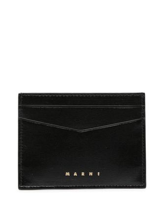Marni Portacarte goffrato - Nero