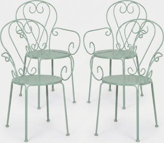 BIZZOTTO Bizzotto - Etienne Frosty Classic Silla De Exterior Con Reposabrazos