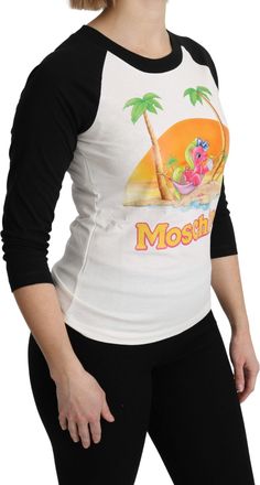 Moschino Womens White Cotton T-Shirt My Little Pony Top Tshirt