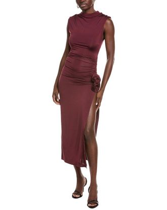 Magda Butrym Magda Butrym Draped Jersey Midi Dres