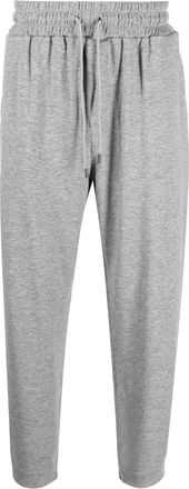 Ermenegildo Zegna elasticated track pants - men - Cotton/Polyamide/Cashmere/Elastane - S - Grey