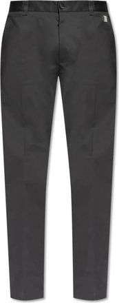Dolce & Gabbana Katoenen broek - Heren - Nette broeken - Grijs - 2XL - Katoen - Broeken