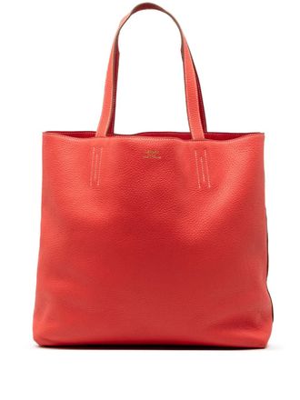 Herm&egrave;s 2010-2025 Clemence Double Sens 36 tote bag - unisex - Calf Leather - One Size - Red
