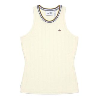 adidas x Clot Rib Tank Top by Edison Chen Beige IS6990
