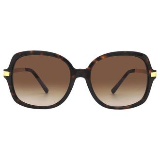 Michael Kors Adrianna II Brown Gradient Rectangular Ladies Sunglasses MK2024 310613 57
