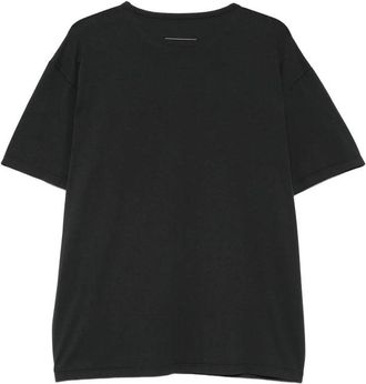Maison Margiela Logo-Print T-Shirt - Black