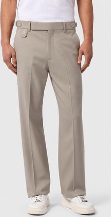 Billionaire Boys Club Slim Fit Gabardine Chino Trousers with Mid-Rise Waist