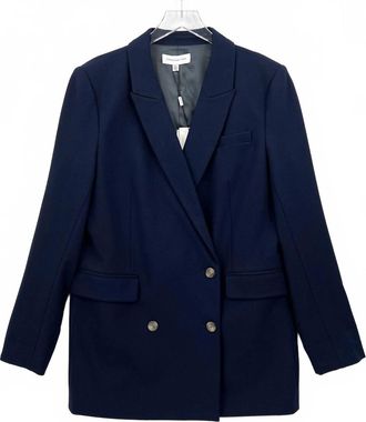 Something Navy Womens Danielle Double Breasted Blazer In Navy