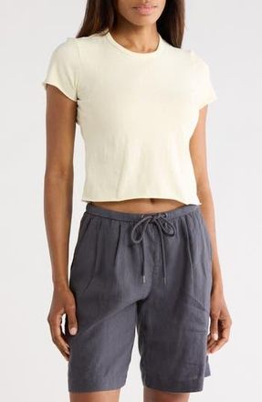 James Perse Shrunken Tee in Naples Yellow at Nordstrom Rack, Size 1