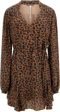 Guess Mujer, Vestidos, Marrón, Talla: L