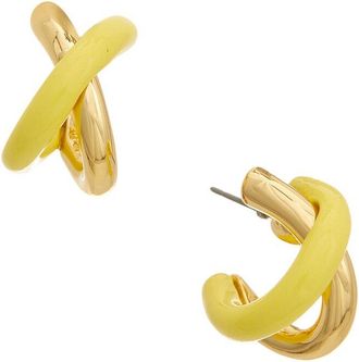 Kenneth Jay Lane Hoop Earrings