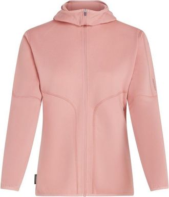 Icebreaker 560 RealFleece Elemental II L/S Zip Hoodie Merinohoodie für Damen | rosa