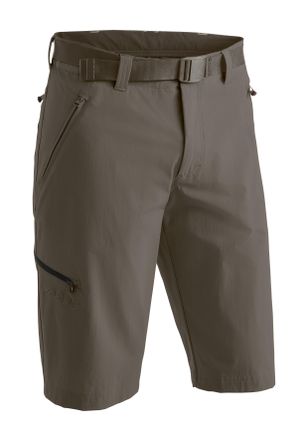 Maier Sports Bermudas MAIER SPORTS Nil Bermuda, Herren, Gr. 46, Normalgr&ouml;ssen, braun (schlamm), 90% Polyamid, 10% Elasthan, Hosen Bermudas, kurze Herren Wanderhose